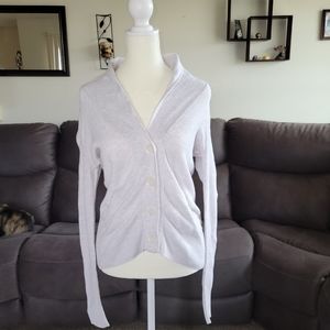 Vintage American Eagle waffle knit cropped cardigan size medium